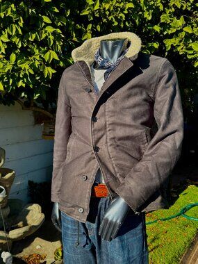 Sandro Sherpa Jacket Size Large